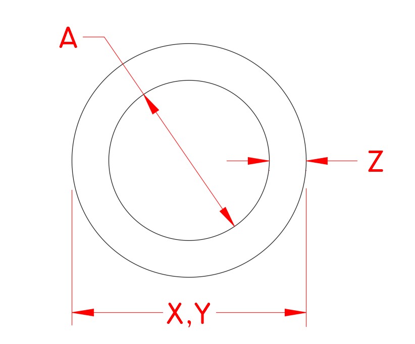 Stainless Steel Round Ring, S0139-0, sizes ranging from 1/8
